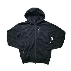 Roots Apparel Hoodie Jacket Mens Medium Black